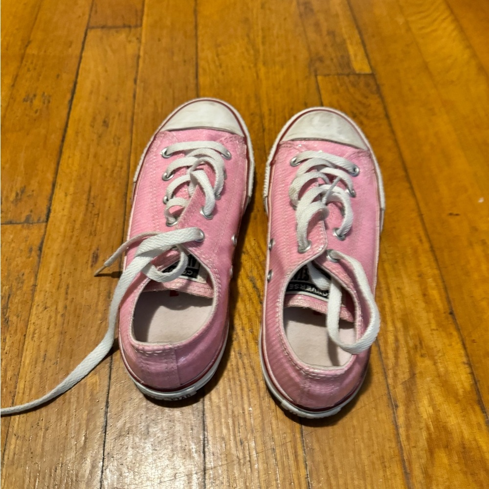 Glitter pink converse all star